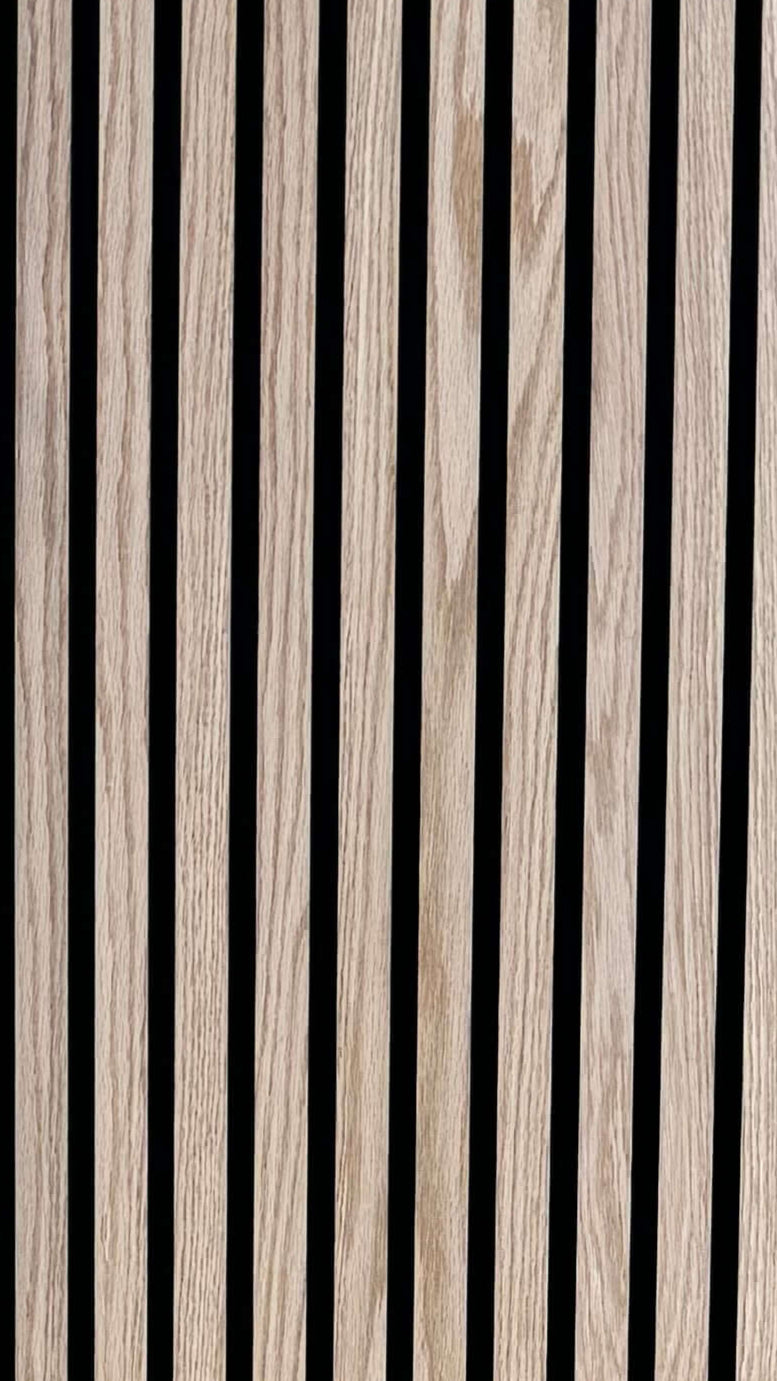 Akoustische Lattenwand