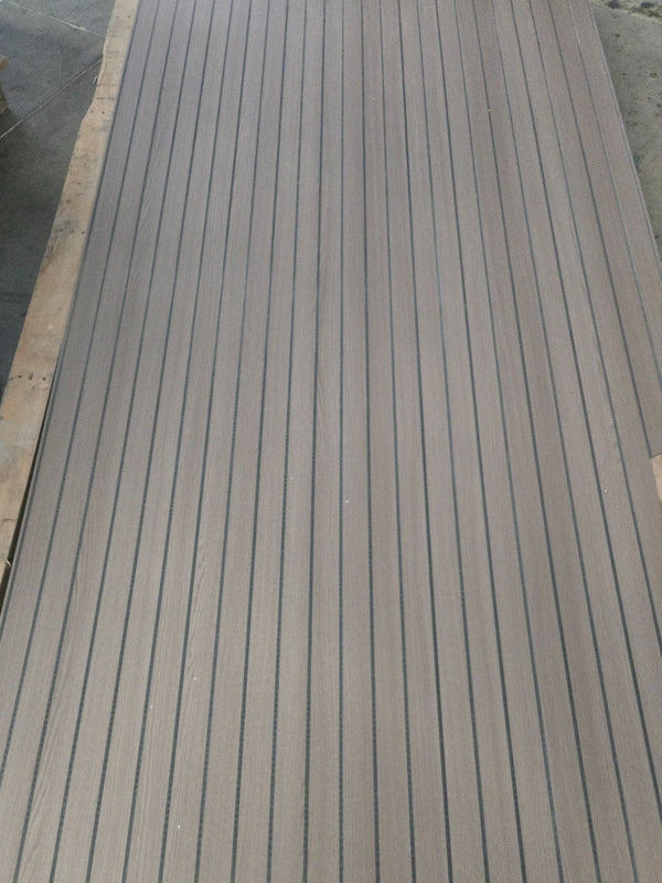 SPC marmeren wandpanelen - Latten naturel walnoot - 263x122cm 4mm (Met kliksysteem)