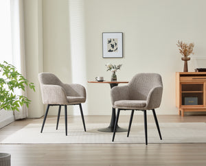 Eetkamerstoel June Bouclé Taupe