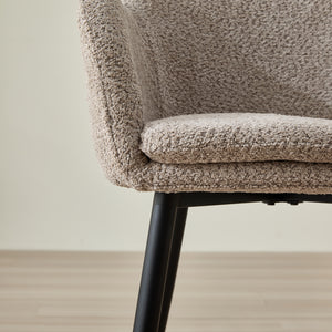 Eetkamerstoel June Bouclé Taupe