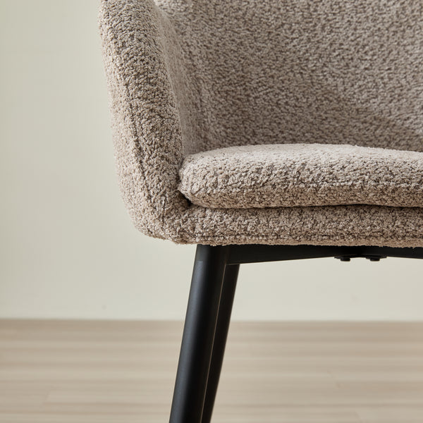 Eetkamerstoel June Bouclé Taupe