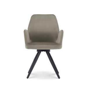 Eetkamerstoel Britt Velvet Beige