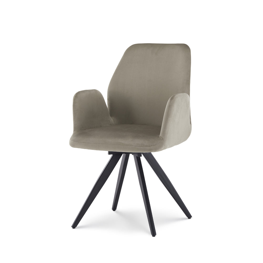 Eetkamerstoel Britt Velvet Beige