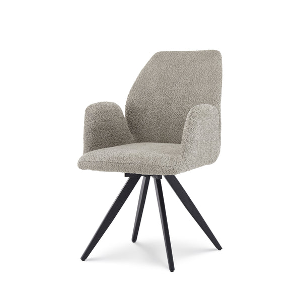 Eetkamerstoel Britt Bouclé Taupe