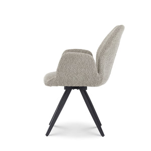 Eetkamerstoel Britt Bouclé Taupe