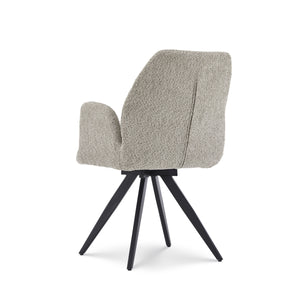 Eetkamerstoel Britt Bouclé Taupe