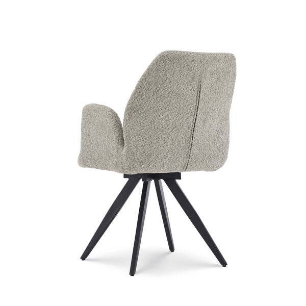 Eetkamerstoel Britt Bouclé Taupe