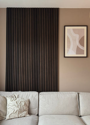 Akoustische wandpanelen - Smoked oak - 270x60cm