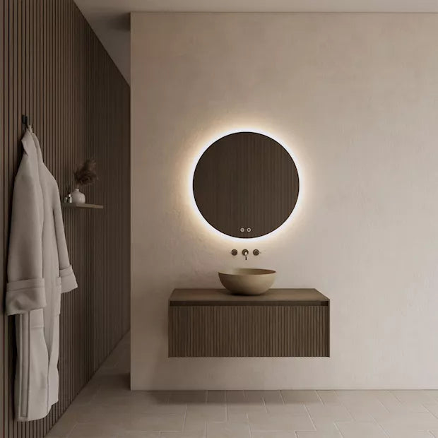 Gliss Design Timotheus badmeubel met ribbelfront Ash Grey