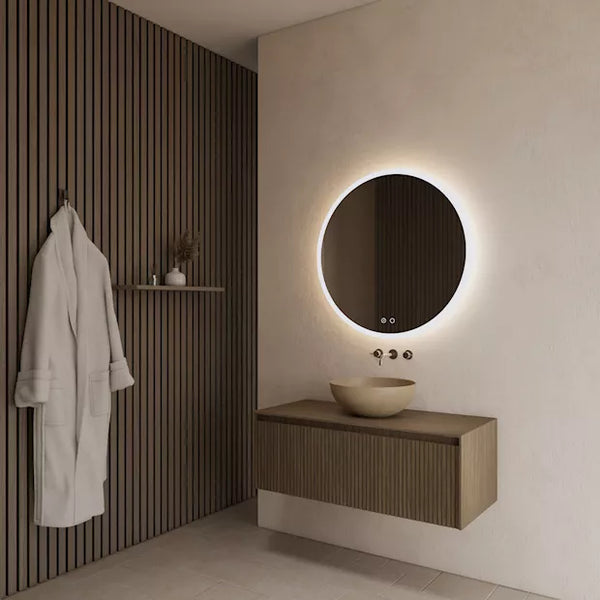 Gliss Design Timotheus badmeubel met ribbelfront Ash Grey
