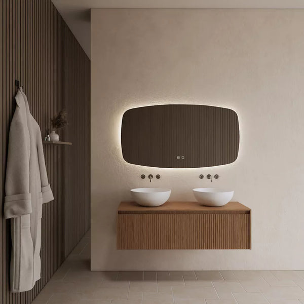 Gliss Design Timotheus badmeubel met ribbelfront Pure
