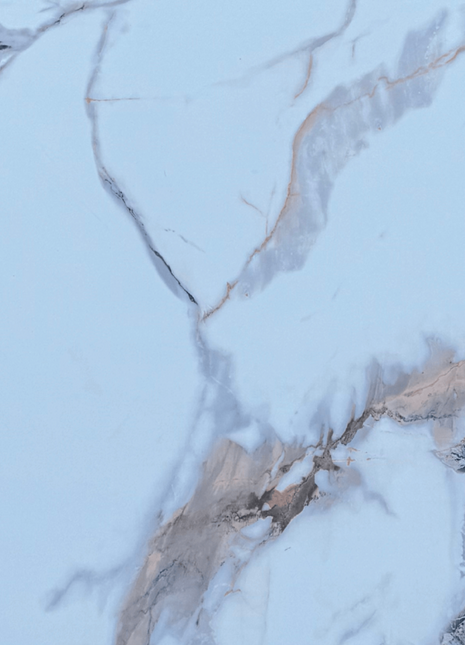 PVC marmeren wandpanelen - Hoogglans Calacatta wit - 260x122cm