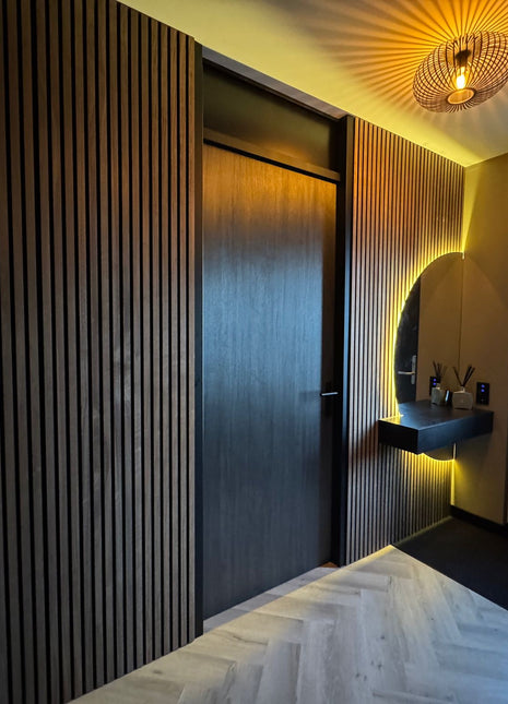 Akoustische wandpanelen - Walnoot - 270x60cm