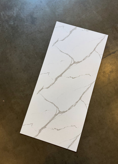 SPC marmeren wandpanelen - Carrara matte white  - 260x122cm