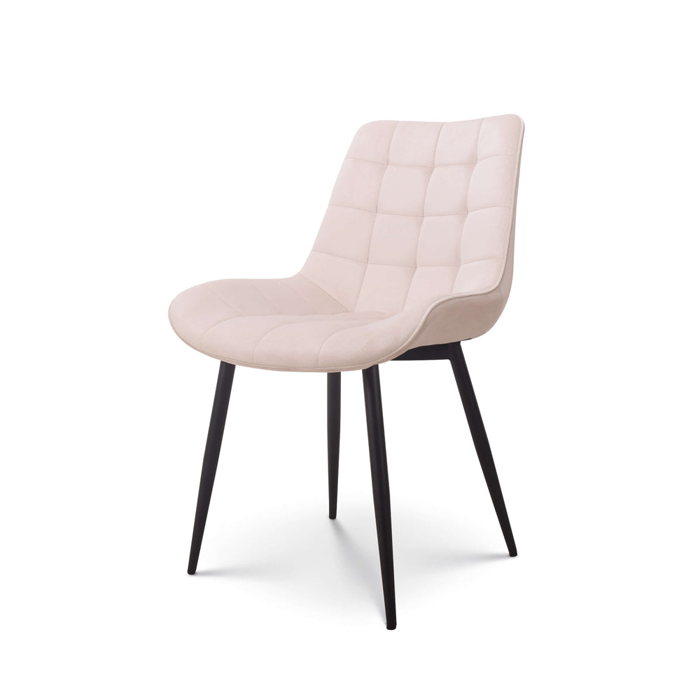 Eetkamerstoel Amber velvet champagne