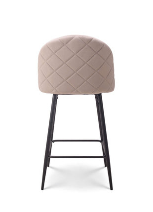 Barkruk Roos velvet beige