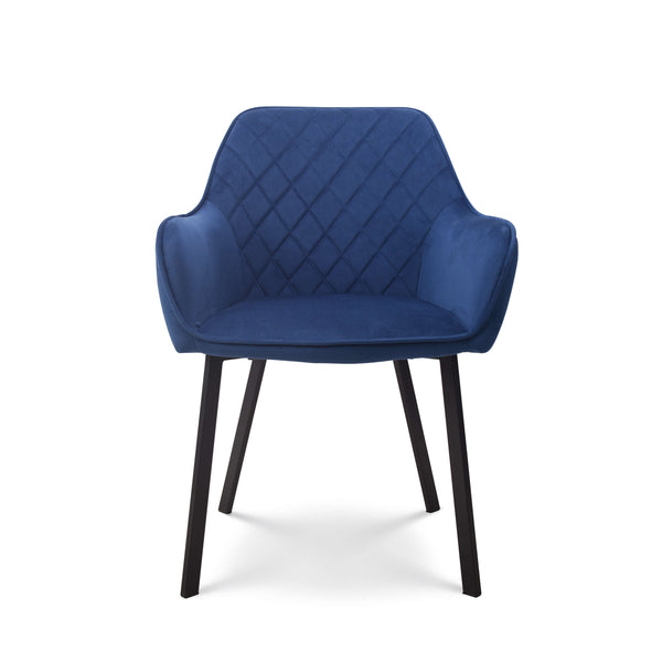 Eetkamerstoel Bella blauw