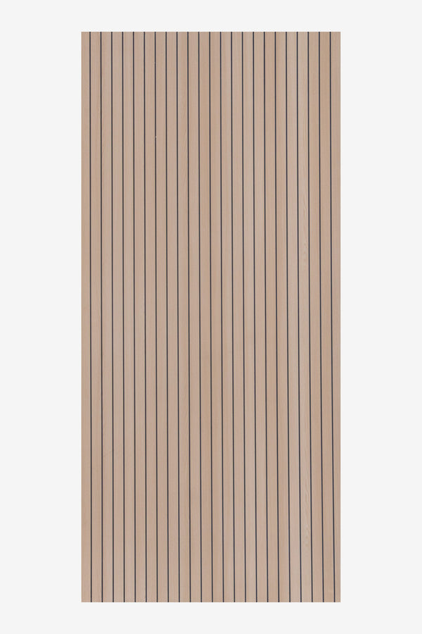 SPC marmeren wandpanelen - Latten naturel eiken - 263x122cm 4mm (Met kliksysteem)