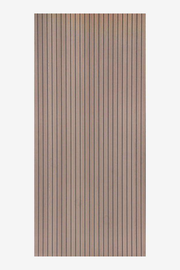 SPC marmeren wandpanelen - Latten naturel walnoot - 263x122cm 4mm (Met kliksysteem)