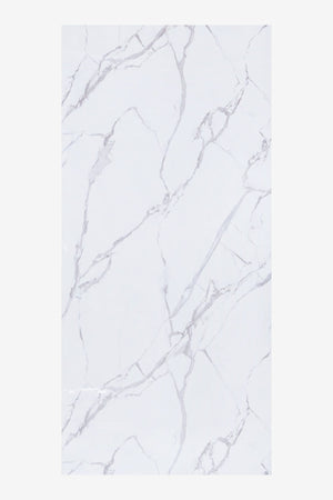 PVC marmeren wandpanelen - Hoogglans Bianco Venato wit - 260x122cm