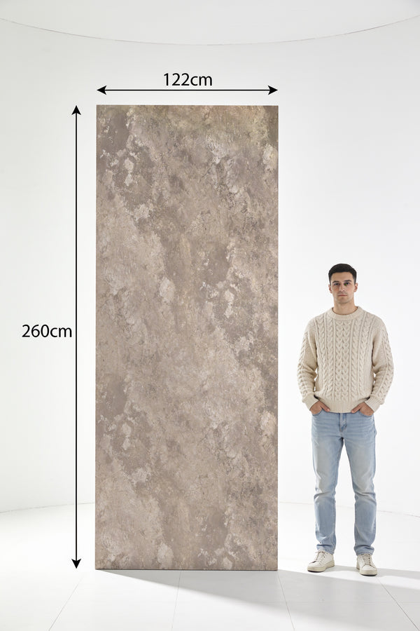 SPC marmeren wandpanelen - Rustic Stone Mat - 260x122cm