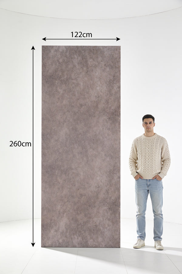 SPC marmeren wandpanelen - Rustic Copper Stone Mat Koper- 260x122cm