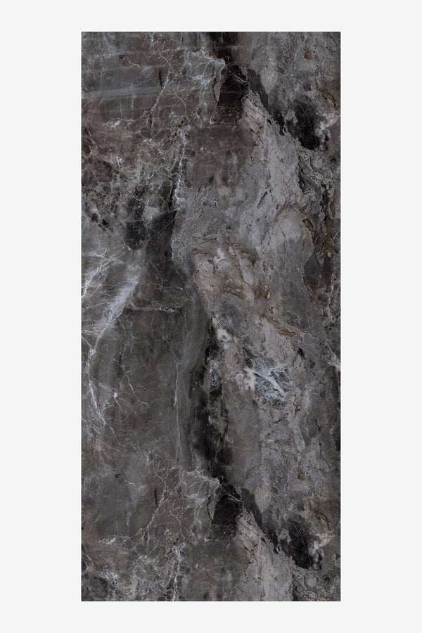 PVC marmeren wandpanelen - Hoogglans Stormy Dark - 260x122cm