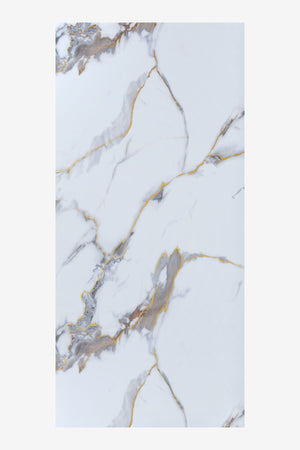 PVC marmeren wandpanelen - Calacatta Gold matte  - 260x122cm