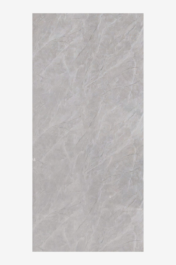 PVC marmeren wandpanelen - Carnico Glans Grijs - 260x122cm
