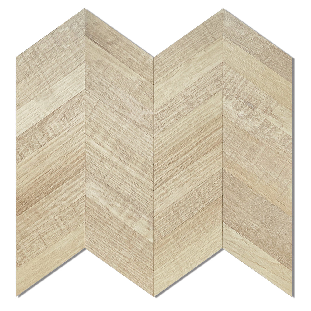 Zelfklevende Mozaïek Steenstrip visgraat eiken