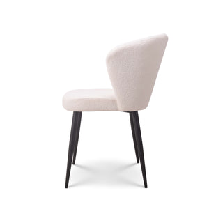 Eetkamerstoel Fay teddy wit