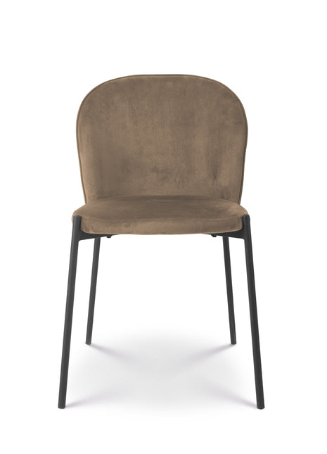 Eetkamerstoel Liza velvet champagne