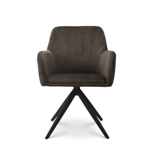 Eetkamerstoel Lynn donkerbruin