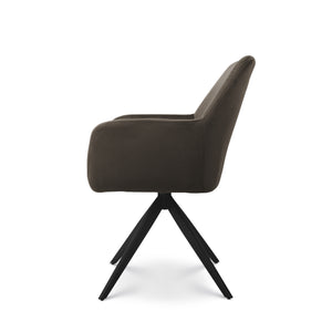 Eetkamerstoel Lynn donkerbruin