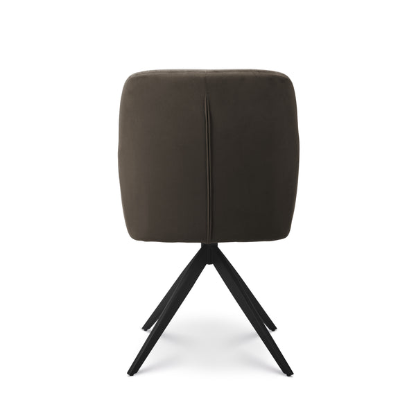 Eetkamerstoel Lynn donkerbruin