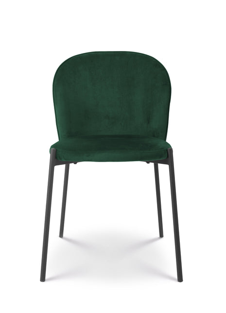Eetkamerstoel Liza velvet groen