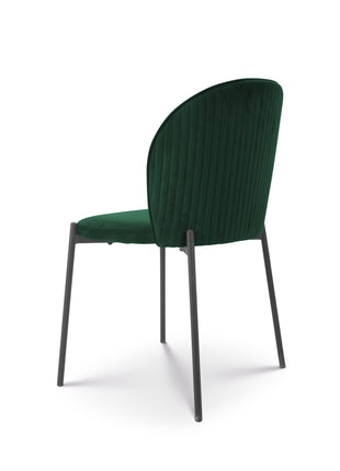 Eetkamerstoel Liza velvet groen
