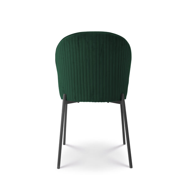 Eetkamerstoel Liza velvet groen