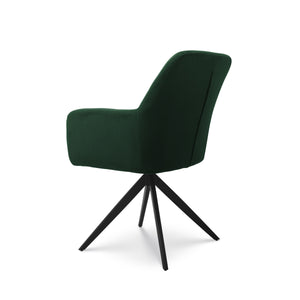 Eetkamerstoel Lynn donkergroen