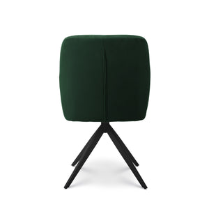 Eetkamerstoel Lynn donkergroen
