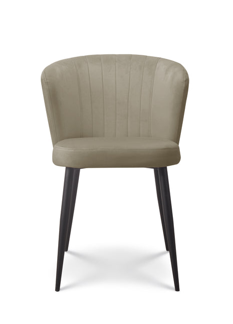 Eetkamerstoel Fay velvet Beige