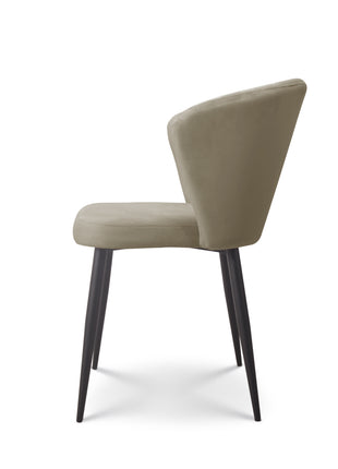 Eetkamerstoel Fay velvet Beige