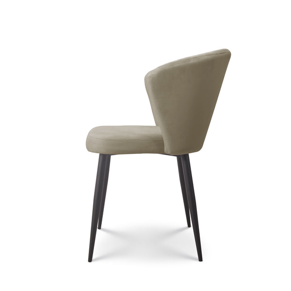 Eetkamerstoel Fay velvet Beige