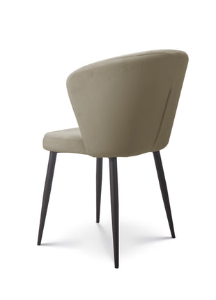Eetkamerstoel Fay velvet Beige