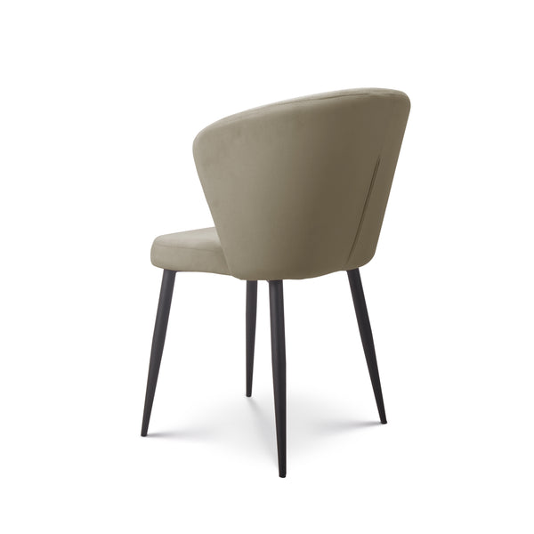 Eetkamerstoel Fay velvet Beige