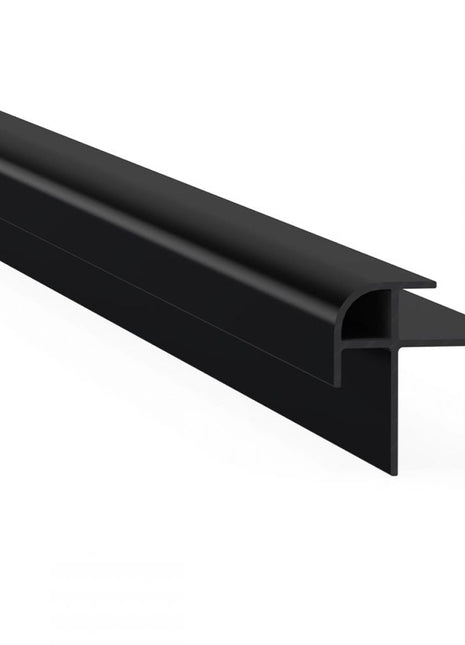 Buitenhoekprofiel wandpanelen - Zwart - 300cm - Aluminium