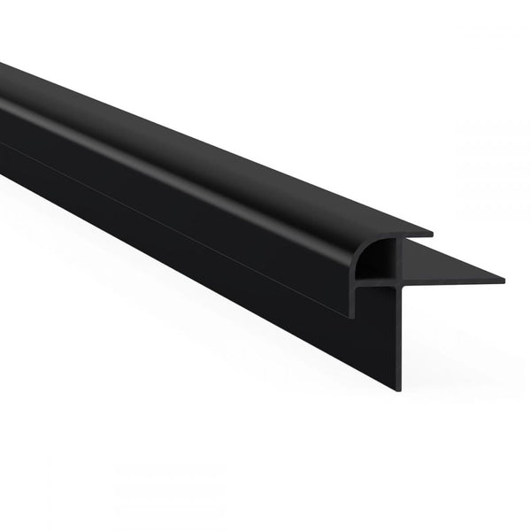 Buitenhoekprofiel wandpanelen - Zwart - 300cm - Aluminium