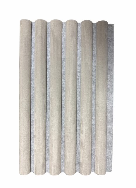 Suede Akoustische wandpanelen - Licht grijs - Sample