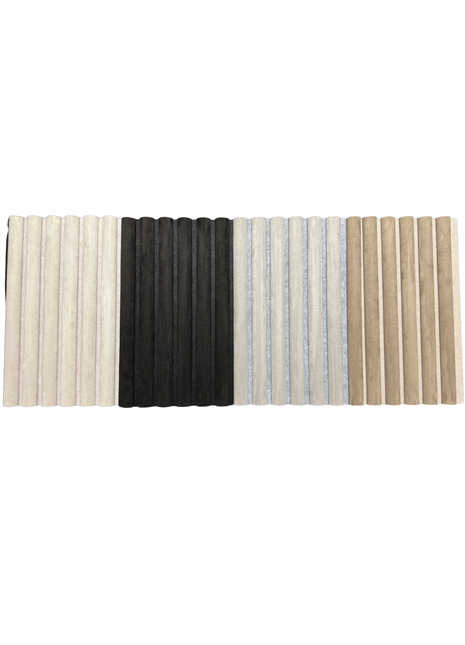 Suede Akoustische wandpanelen - Licht grijs - Sample