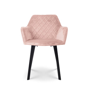 Eetkamerstoel Bella roze